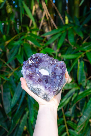 Amethyst Candle Holder